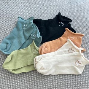 Smiley Socks - 5/pk